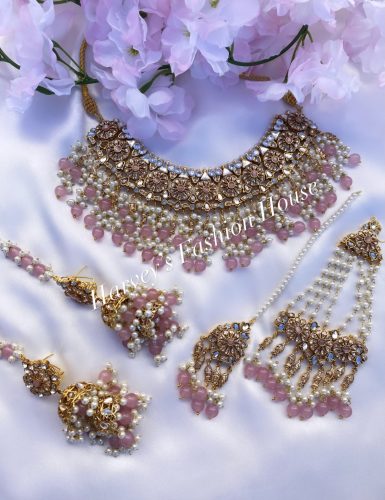 'MEHAR' Pink Bridal Set