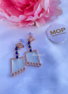 Nimrat Blue MOP Earring