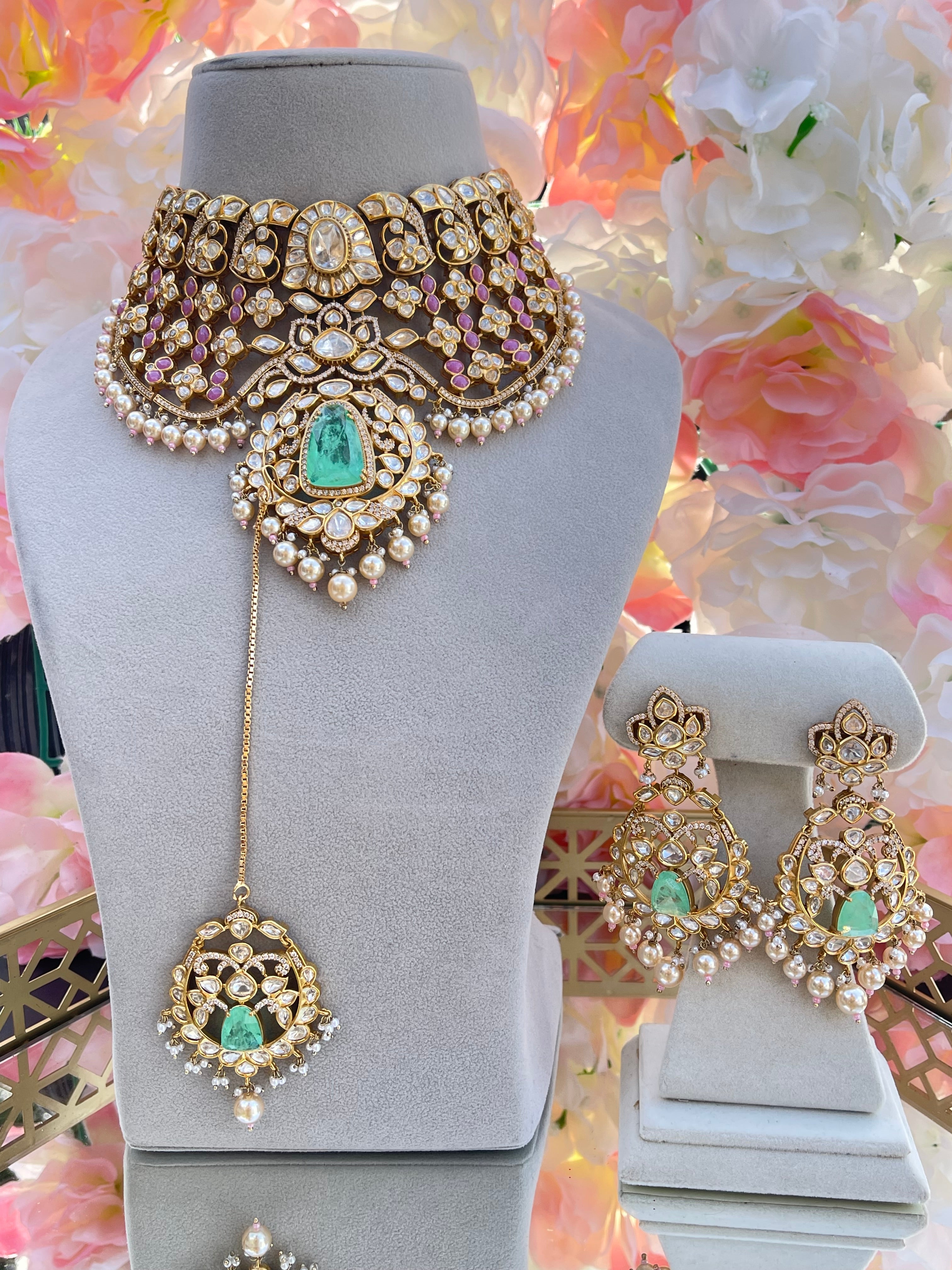 Premium quality Kundan doublet stone