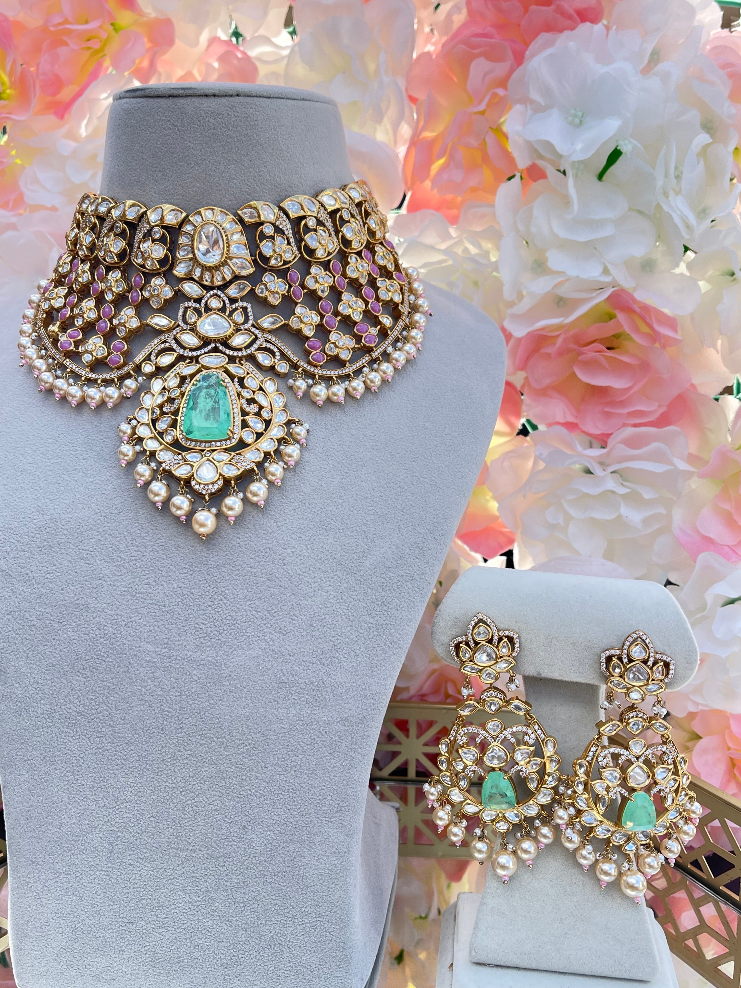 Premium quality Kundan doublet stone