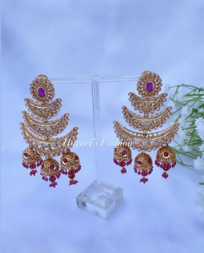 High End Quality Kundan Earring