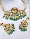 Green Pachi Kundan Set