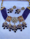 Neha Kundan Purple Set