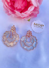 Rose Polish MOP Earring