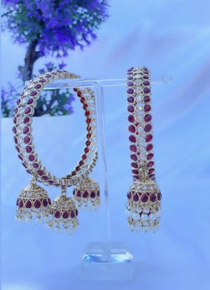 Deepika Maroon Kadey Set