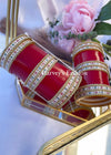 Puneet Red Bridal Choora