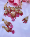 Jannat Pink Kundan Bridal Set