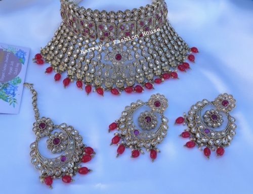 Red Choker Set