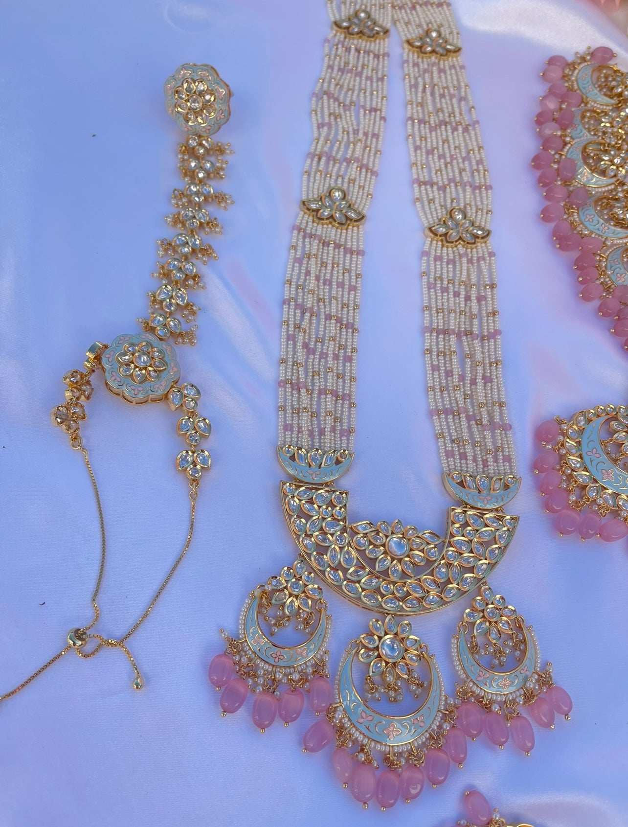 Uncut Kundan Heavy Bridal Set