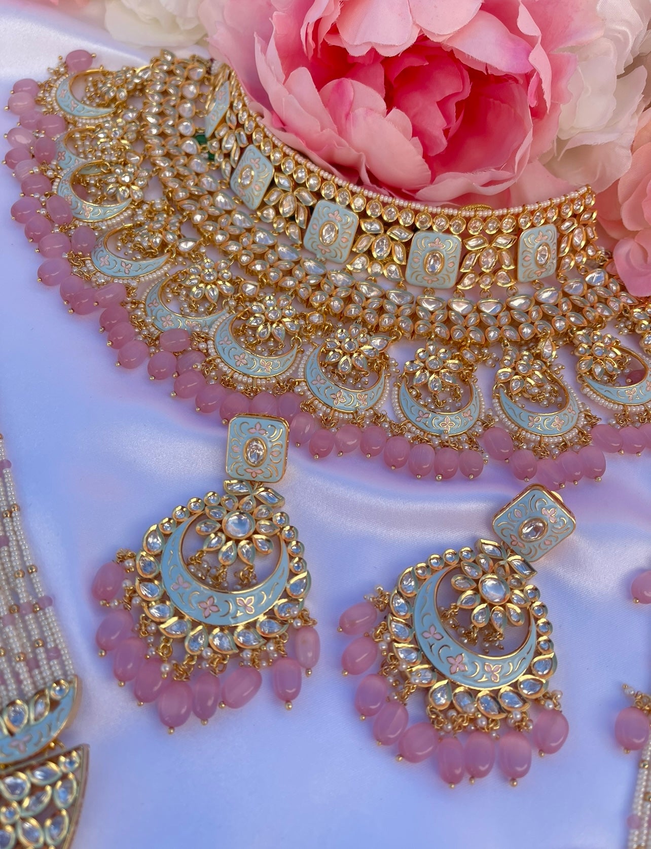 Uncut Kundan Heavy Bridal Set