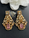 Kajal premium quality pink earring