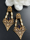 Reet premium quality navy earring