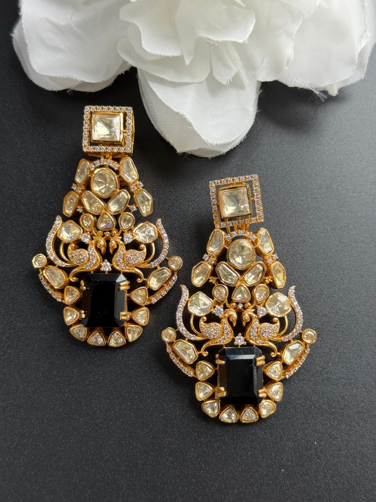 Kajal premium quality black earring