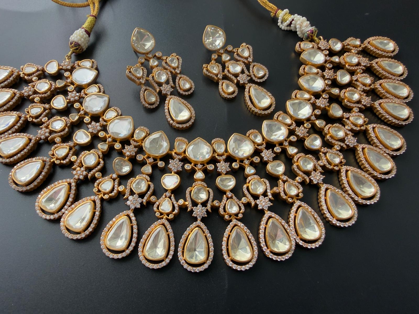 Premium quality moissanite set