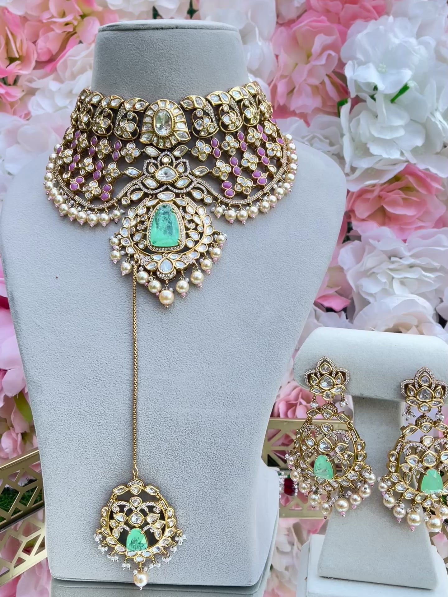 Premium quality Kundan doublet stone